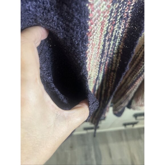 EASEL Long CARDIGAN SWEATER Duster Purple Pink Knit M/L - Picture 5 of 7